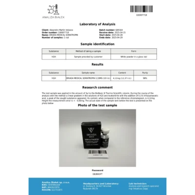 Somatropin HGH Powder 100iu