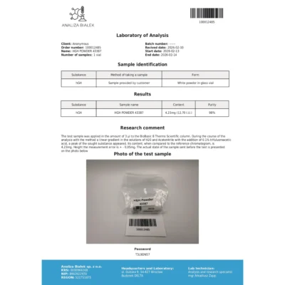 Somatropin HGH Powder 100iu